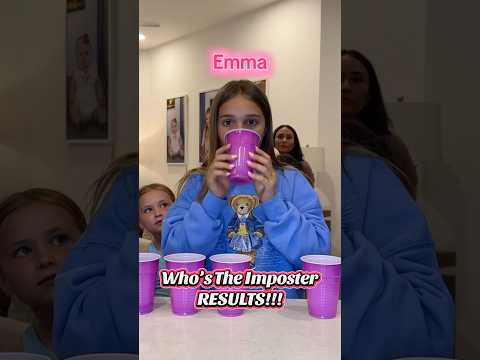 RESULTS!! Who&rsquo;s the Imposter?!? #challanges #games #shorts @kcstauffer