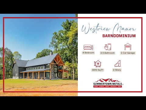 Westview Manor Barndominium Walk-Through | 3,610 Sq Ft | 4 Bed | 3.5 Bath Home