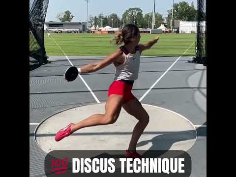 BEAUTIFUL DISCUS TECHNIQUE FROM OLYMPIC CHAMP💪 #shorts