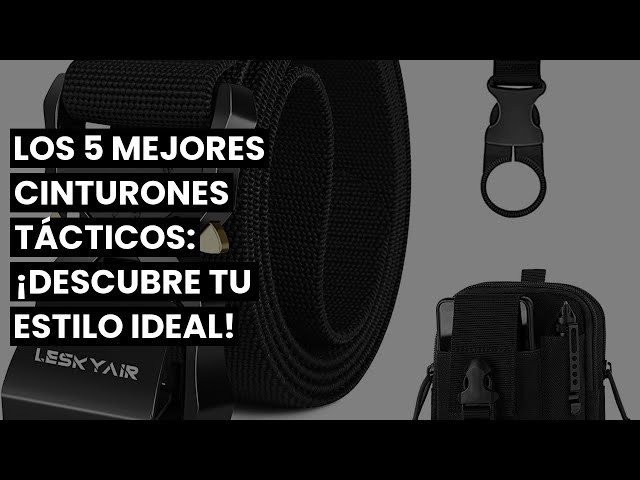 Vídeo relacionado con KEYRI 2 Piezas Cinturón Táctico Nailon de Estilo Militar sin agujeros Hombre casuales trenzado Ajustable Cinturones de Lona con Hebilla de Plástico Libre de Metal Trabajo Viaje (Negro)