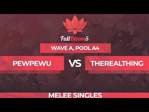 PewPewU vs TheRealThing - Melee Singles Pool A4: Winners Final - Full Bloom 5