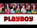 7 Icons Playboy Color Coded Lyrics Lirik INA ENG