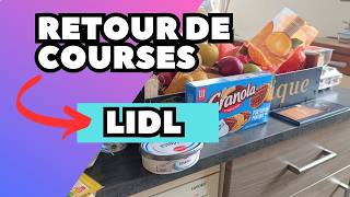 Que manger cette semaine ? Retour de courses Lidl + Idées Recettes