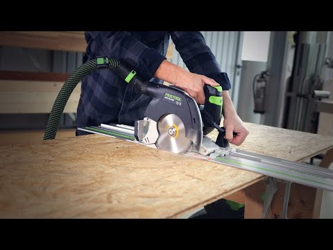 Akumuliatorinis rankinis diskinis pjūklas Festool HKC 55 KEB-Basic | 578302 video