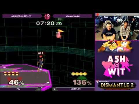 Moy (Falcon) vs MH | DoubleCork (Peach) - ASH@WIT #40 Melee Bracket