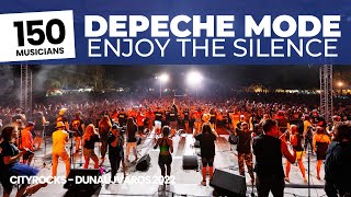 Enjoy the Silence (DEPECHE MODE) 150 rock musicians on a massive stage - CITYROCKS rock flash mob
