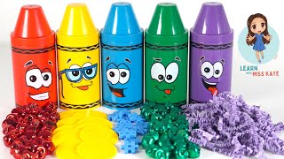 Download lagu Best Toy Learning Video for Toddlers and Kids | Learn Colors with Surprise Crayons | Color Surprises mp3