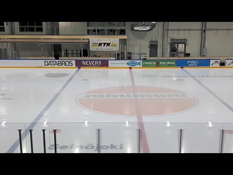 S-kiekko sininen E1-07-JYP musta E1-07 2.peli 3.erä 3.2.2019