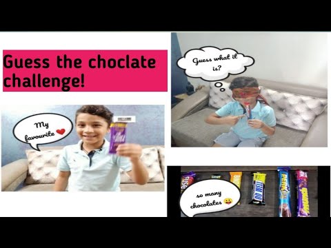 Guess the chocolate challenge!