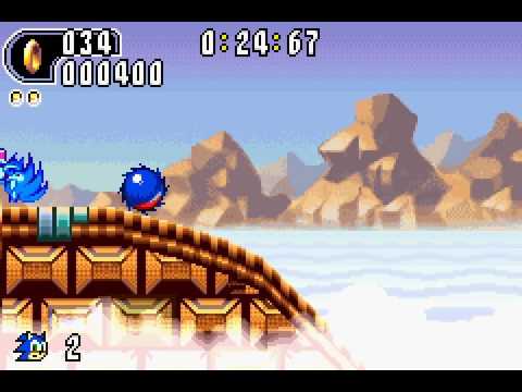 [TAS] Sonic Advance 2 - Sky Canyon 1 all SP rings - 1:06.07