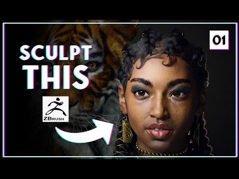 Sculpting a realistic 3d character Part 1