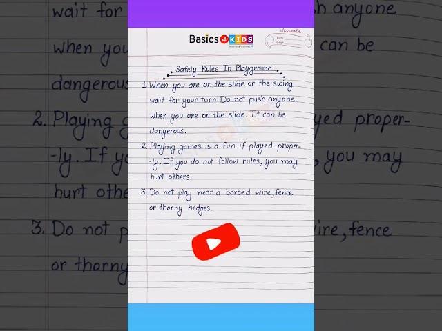 Vídeo relacionado con My Safety Book: Tips for children to live and play safely in their surroundings