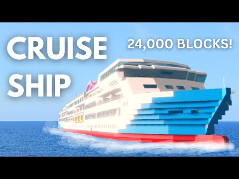 MEGA Cruise Ship | Showcase 34 | Plane Crazy Roblox