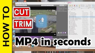 How To Cut Trim and Split MP4 files Without Re enc