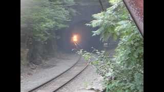 preview picture of video 'Train Coming Out of Hoosac Tunnel, Florida Massachusetts'