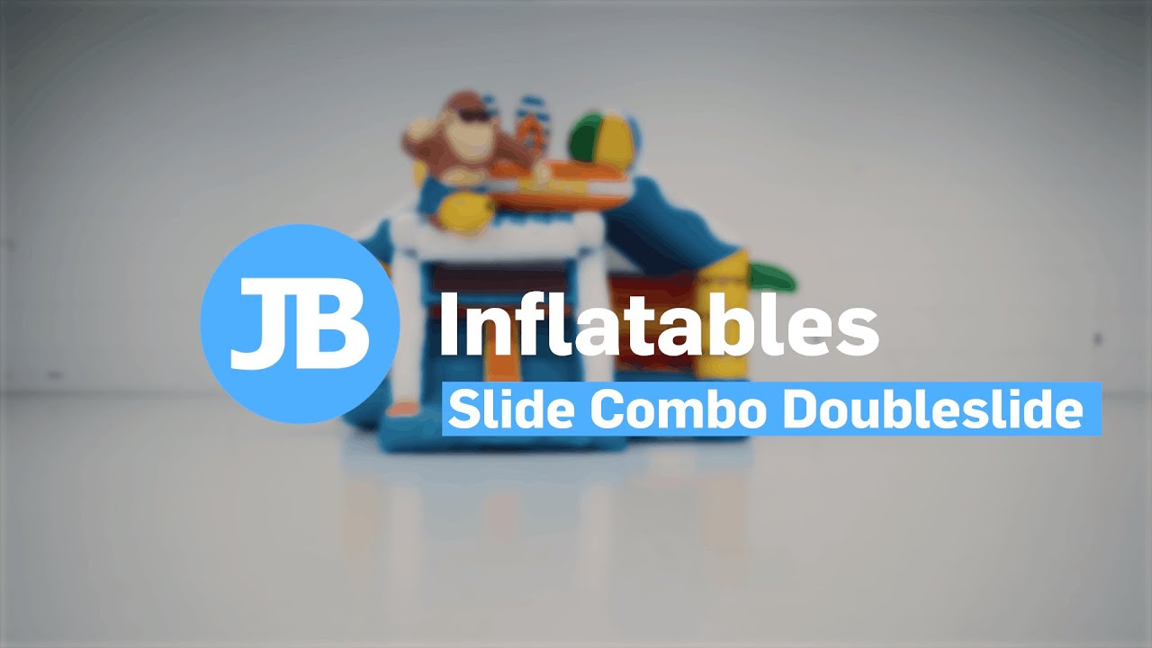 Chateau Gonflable Double Combo Toboggan Crocodile