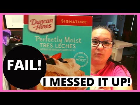 TRES LECHES CAKE/ DUNCAN HINES TRES LECHES CAKE