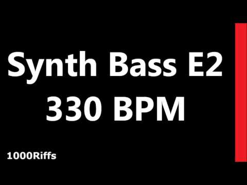 Synth Bass Metronome E2 : 330 BPM : Beats Per Minute