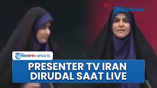Detik-detik Mencekam Gedung TV Pemerintah Iran Dihantam Rudal saat Live, Presenter & Kru Sempat Lari