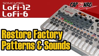 Sonicware LoFi Samplers: Backup and Restore Sounds and Patterns