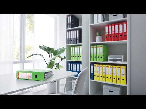 Ordner Esselte No.1 Power VIVIDA 75mm 30% gerecycled PP folie wit