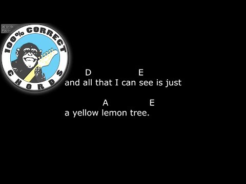 Yellow Lemon Tree - Fools Garden