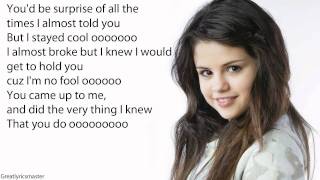Selena Gomez &amp; the Scene - I Got U [lyrics] [HD]