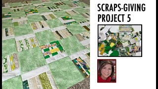 ♻️ 😇  Charity Quilt 5 from Scraps ✂️ ♻️ | QUILTING FOR GOOD | HOORAY! LAST OF THE GREEN SCRAPS! 💚