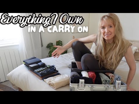 Everything I Own | EXTREME MINIMALIST | Carry On Packing