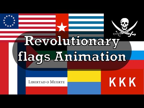 World flag animation but countries are revolutionary
