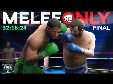 Can You Beat GTA V Using ONLY Melee? - FINAL