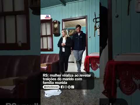 RS: Woman goes viral after revealing her husband's infidelity with family gathered