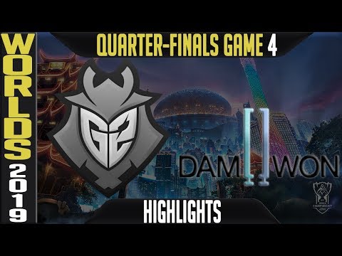 G2 vs DWG Highlights Game 4 | Worlds 2019 Quarter-finals | G2 Esports vs Damwon Gaming G4