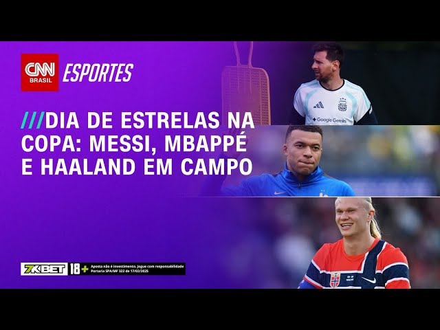 Copa do Mundo: Messi, Mbappé e Haaland estreiam em campo nesta terça (16) | CNN NOVO DIA