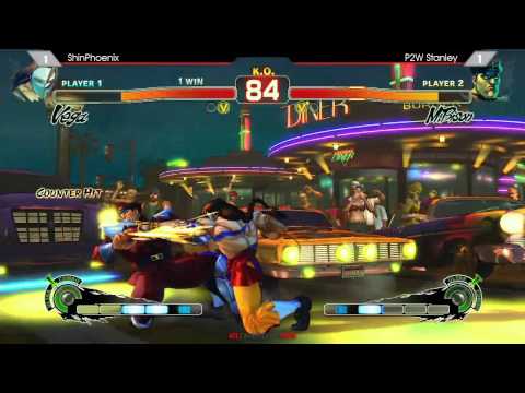 Atlanta FinalRoundBats 12/14 Street Fighter 4 Arcade Edition Shin Phoenix vs P2W Stanley