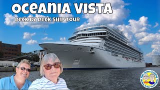The Ultimate Oceania Vista deck by deck ship tour
