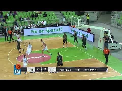 ABA Liga 2017/18 highlights, Round 1: Petrol Olimpija - Igokea (2.10.2017)