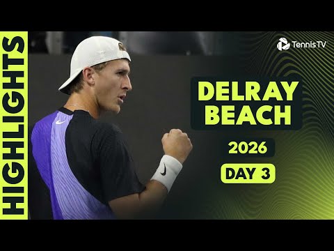 Ruud, Korda, Cobolli & Nakashima Headline a STACKED Session | Delray Beach 2026 Day 3 Highlights