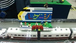 preview picture of video '【JAM2012】Lゲージ ブロックで作る鉄道模型 LEGO CITY TRAIN'
