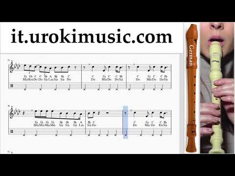 Lezioni di Flauto Dolce G. Ariana Grande - Breathin Tutorial Spartito um-ih276