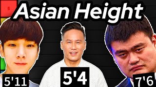 Asian Height Tier List (Complete Breakdown)