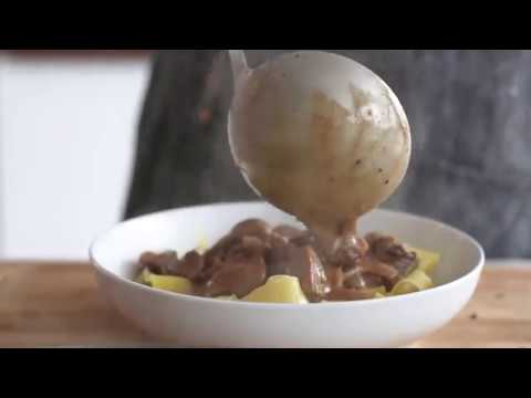 Sous Vide Short Rib Beef Stroganoff