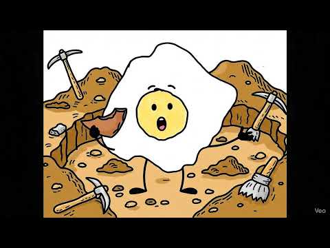 Thumbnail for a cartoon video about Archaeology.