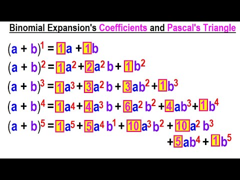 Algebra Ch 49 Binomial Theorem 1 of 18 What is the Binomial Theorem