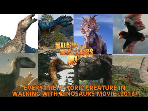 Every Prehistoric Creature In Walking With Dinosaurs Movie (2013)