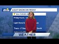 Maryland weather forecast: Parts of region to see snow Friday morning - Video