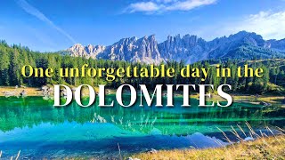 How to make the most of ONE DAY in the Dolomites Italy 🇮🇹🏔️