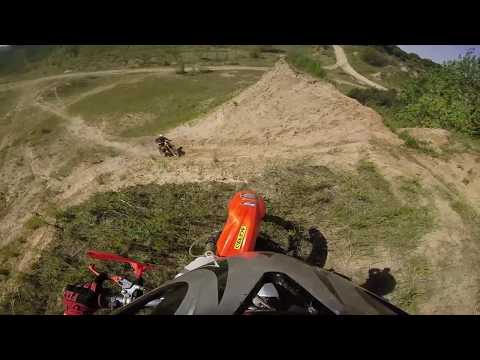 EXC & CR 250 Żwirownia Janczewo enduro crash