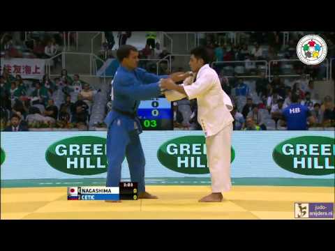 Judo 2013 World Championships Rio de Janeiro: Nagashima (JPN) - Cetic (SLO) [-81kg]