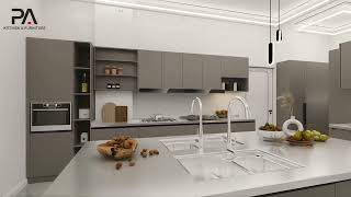 Modern Grey Kitchen Cabinet Design Tour 2023